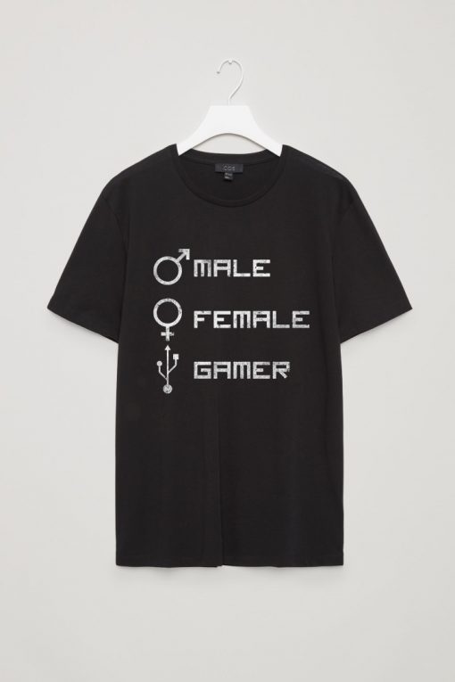 male of female gamer t shirts