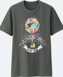 Adventure is Out There' Quote Unisex grey T-Shirt