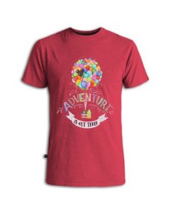 Adventure is Out There' Quote Unisex red vintage T-Shirt