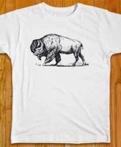 Bison white Shirt