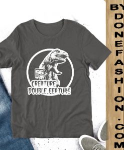 Creature double feature grey t shirt