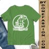 Creature double feature light green t shirt