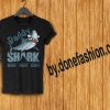 Daddy shark black shirt