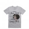 I Am A June Girl I May Not Be Perfect Birthday grey T-shirt