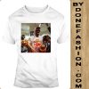 Kawhi Leonard Champagne Goggles Trophies White T Shirt