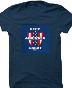 Keep America Great 2020 USA, Trump Support blue naval Shirt