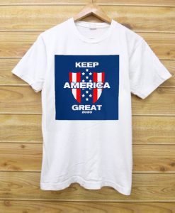 Keep America Great 2020 USA, Trump Support white t Shirt