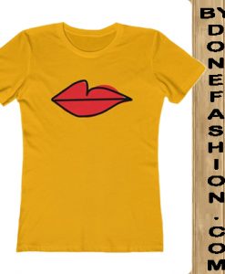 Killing Eve Lips Yellow T Shirt