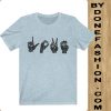 Love Shirt Sign language shirt blue vintage