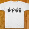 Love Shirt Sign language shirt white