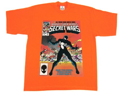 MARVELS SECRET WARS T SHIRTS ORANGE T SHIRTS