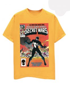 MARVELS SECRET WARS T SHIRTS YELLOW T SHIRTS