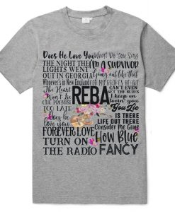 Reba Songs Concert Fan T-Shirt