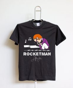 RocketmanBlack White Shirt