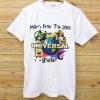 Universal Studios Family Shirts Brothers White shirts