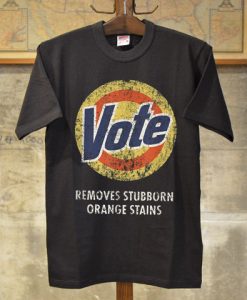 Vote Detergent Funny Vintage Black T-Shirt