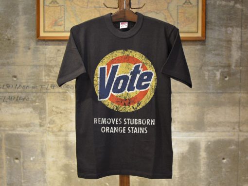 Vote Detergent Funny Vintage Black T-Shirt