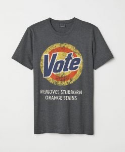 Vote Detergent Funny Vintage grey T-Shirt