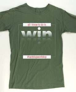 WIN Unisex green T-Shirt