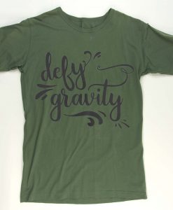 Wicked Defy Gravity green Shirt