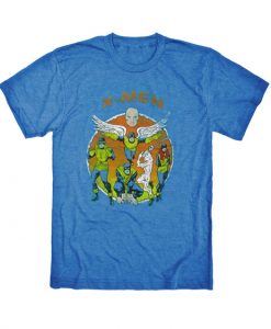 X Men Classic Heroes Vintage Blue T Shirts