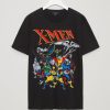 X-Men Classic Heroes on Black T-Shirt