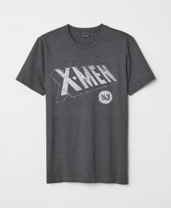 X Men Marvel Comics Moisture Wicking Mens T Shirt GREY