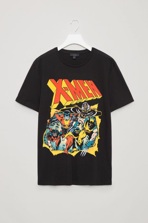 X-Men Men's Grey Classic black t shirts