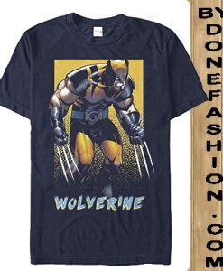 X-Men Wolverine Classic Navy Blue T-Shirt