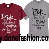 pink beautiful grey and red maroon trauma t shirt