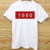 1980 White T Shirt