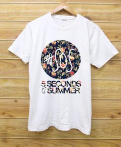 5 Sos floral logo T Shirt