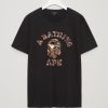 A Bathing Ape Camo Letters T Shirt