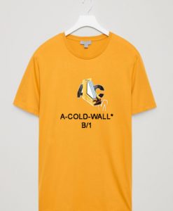 A Cold Wall B1 Gold Yellow T Shirt