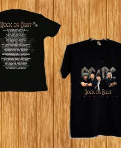 ACDC Rock or Bust 2016 Tour T Shirt