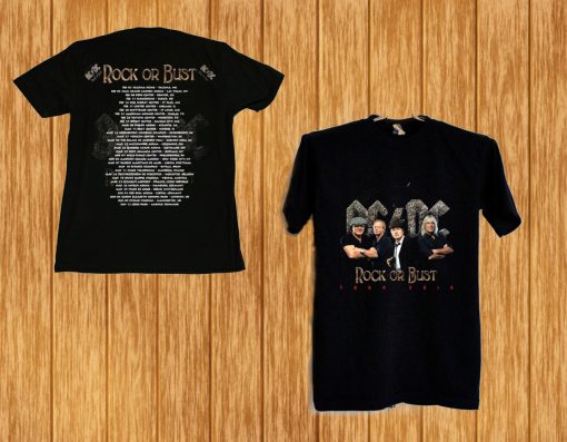 ACDC Rock or Bust 2016 Tour T Shirt