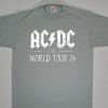 ACDC World Tour 79 Dark Grey T Shirt