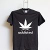 Addicted black t shirts