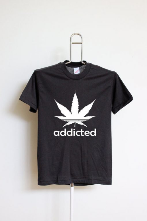 Addicted black t shirts