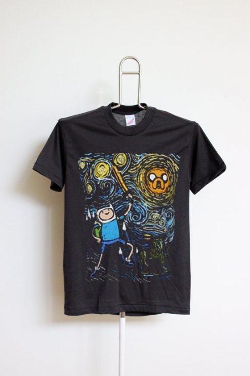 Adventure Time Art Starry Night T Shirt