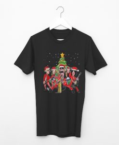 Aerosmith band merry Christmas T Shirt