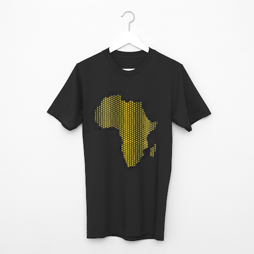 t shirt with african map