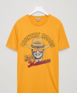 Country Roads Take MahomesKansas City yellow t shirts