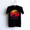 Disney Lion King Vintage Sunset Logo Graphic T-Shirt