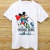 Funny Dinosaur Wrong Park white Tshirt