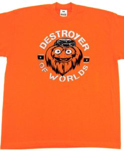 Gritty Destroyer Of Worlds Orange T Shirt