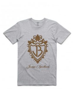 HOT Jonas Brothers Inspired Logo grey T Shirt