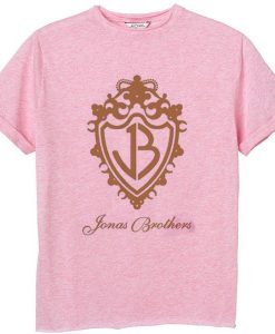 HOT Jonas Brothers Inspired Logo pink T Shirt