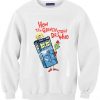 How the Grinch Stole Dr Who Unisex Sweatshirts