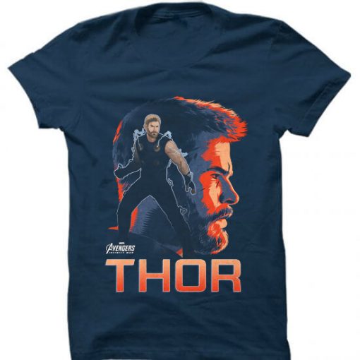 Infinity War Thor View Mens Graphic T Shirt